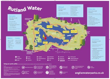 Rutland Water Map