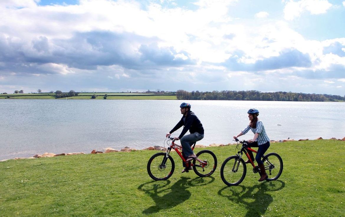 Cycling in Rutland Water
